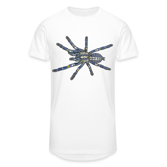 Männer Urban Longshirt Poecilotheria metallica - weiß