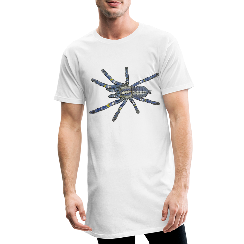 Männer Urban Longshirt Poecilotheria metallica - weiß