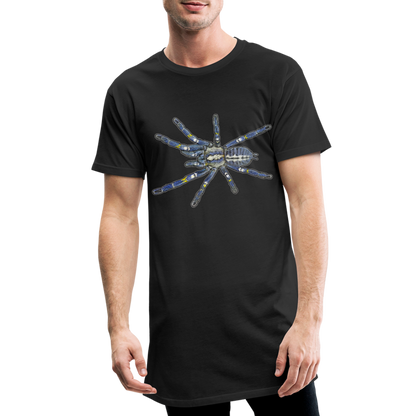 Männer Urban Longshirt Poecilotheria metallica - Schwarz