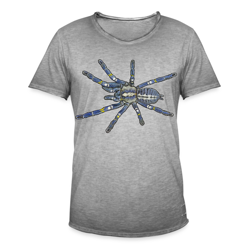 Männer Vintage T-Shirt Poecilotheria metallica - Vintage Grau