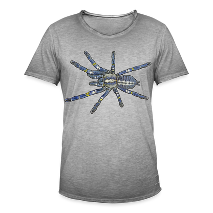 Männer Vintage T-Shirt Poecilotheria metallica - Vintage Grau