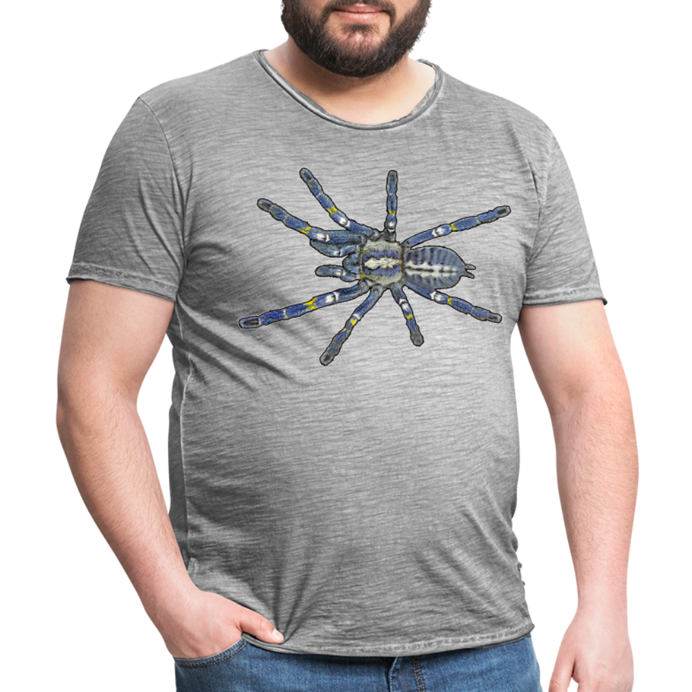 Männer Vintage T-Shirt Poecilotheria metallica - Vintage Grau