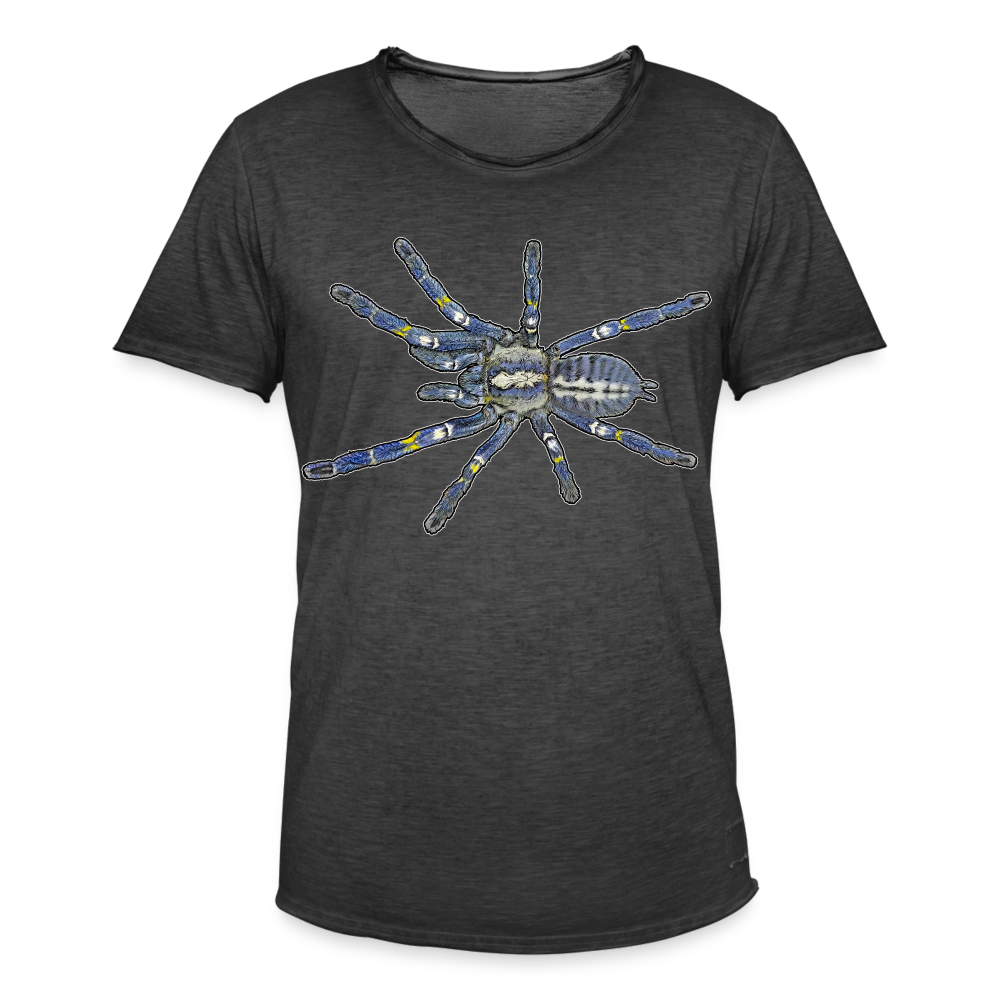 Männer Vintage T-Shirt Poecilotheria metallica - Vintage Schwarz