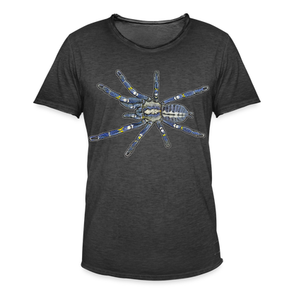 Männer Vintage T-Shirt Poecilotheria metallica - Vintage Schwarz