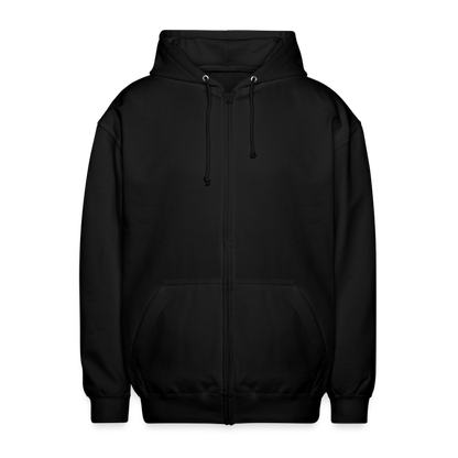 Unisex Zip-Hoodie Poecilotheria metallica - Schwarz