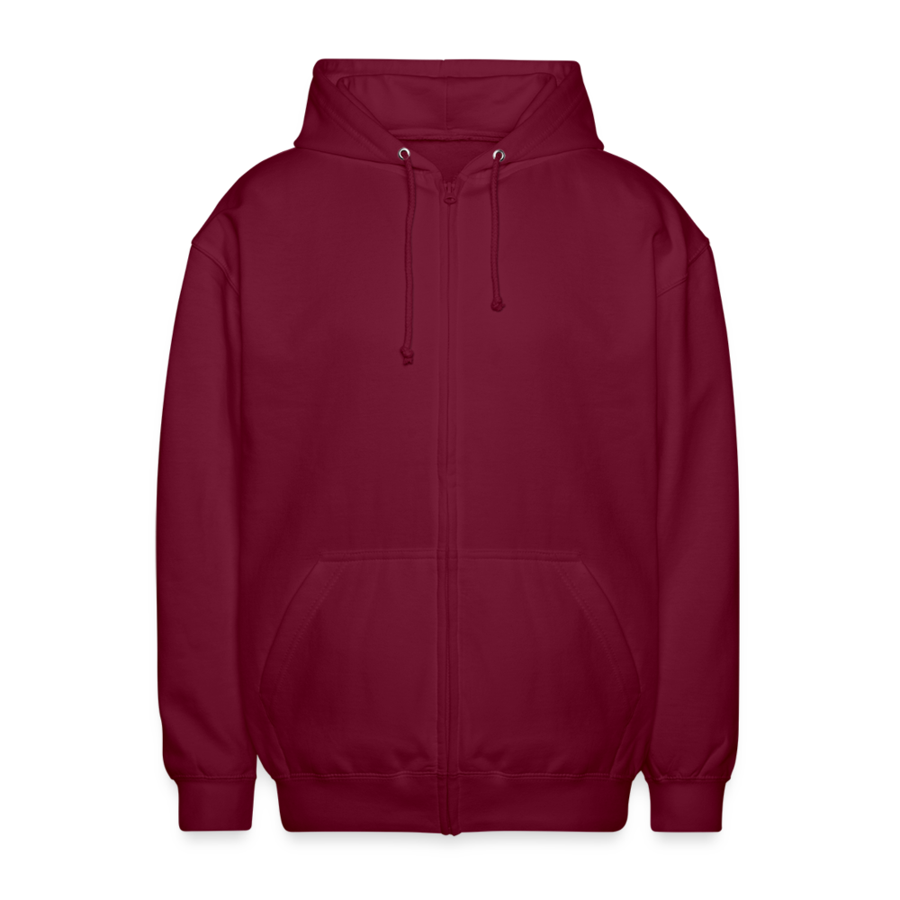 Unisex Zip-Hoodie Poecilotheria metallica - Bordeaux