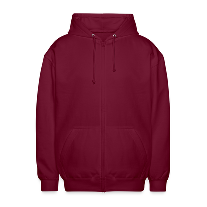 Unisex Zip-Hoodie Poecilotheria metallica - Bordeaux