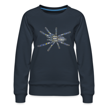 Frauen Pullover Poecilotheria metallica - Navy