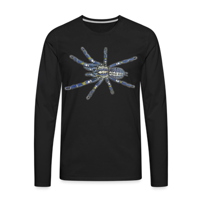 Männer Longsleeve Poecilotheria metallica - Schwarz