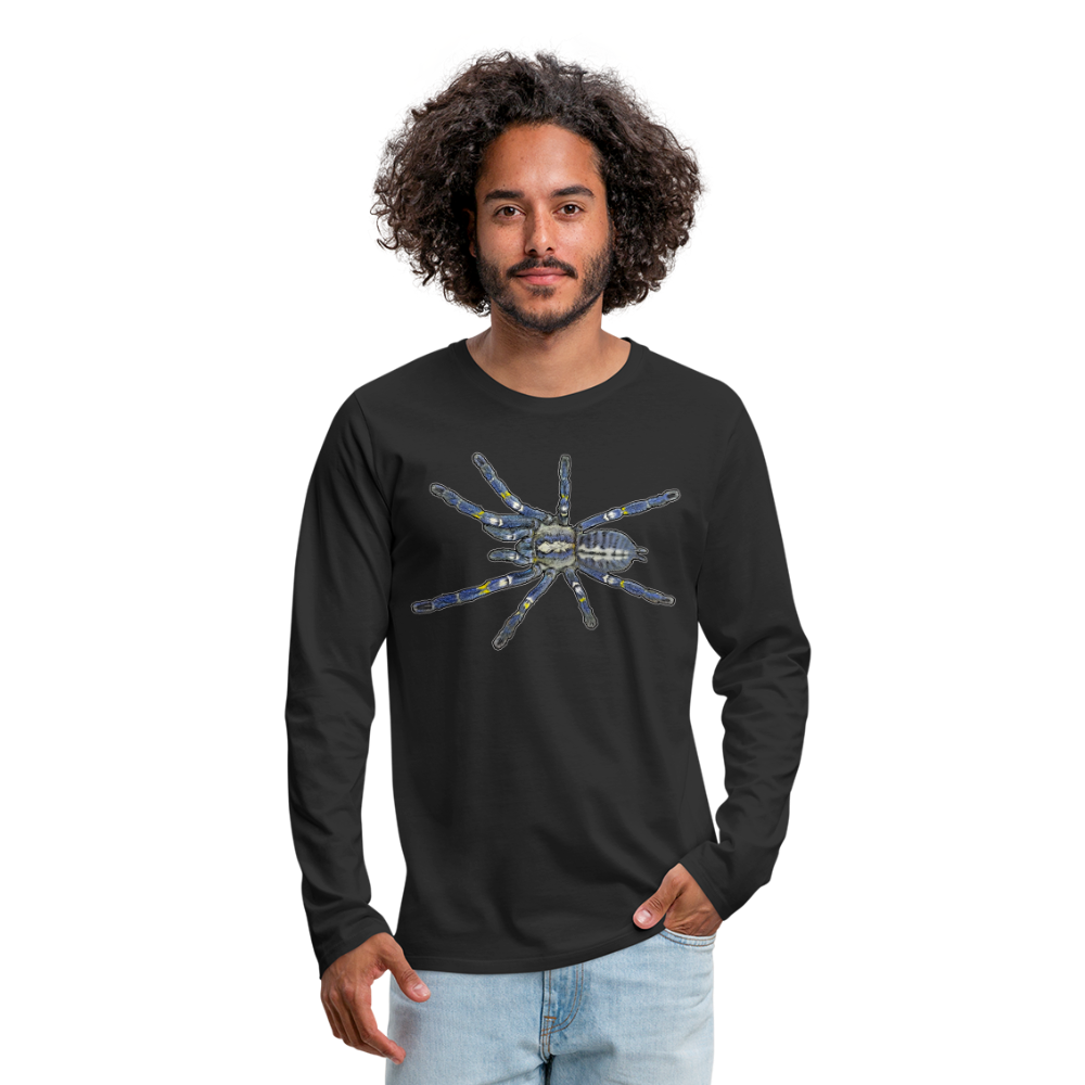 Männer Longsleeve Poecilotheria metallica - Schwarz