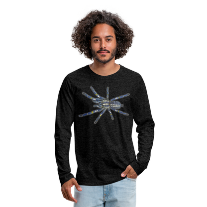 Männer Longsleeve Poecilotheria metallica - Anthrazit