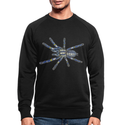 Männer Stanley & Stella Bio-Sweatshirt Poecilotheria metallica - Schwarz