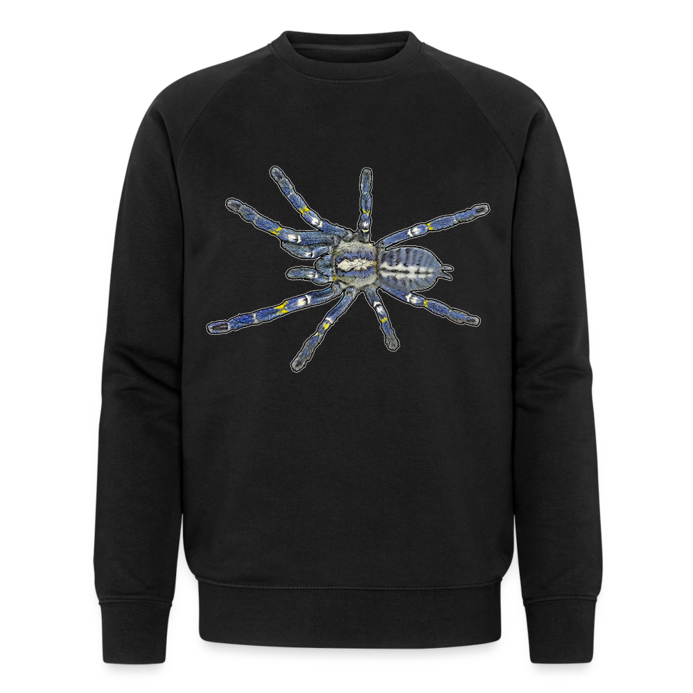 Männer Stanley & Stella Bio-Sweatshirt Poecilotheria metallica - Schwarz