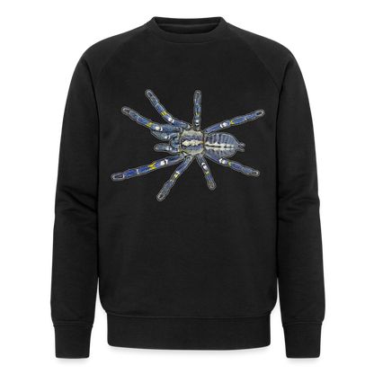 Männer Stanley & Stella Bio-Sweatshirt Poecilotheria metallica - Schwarz