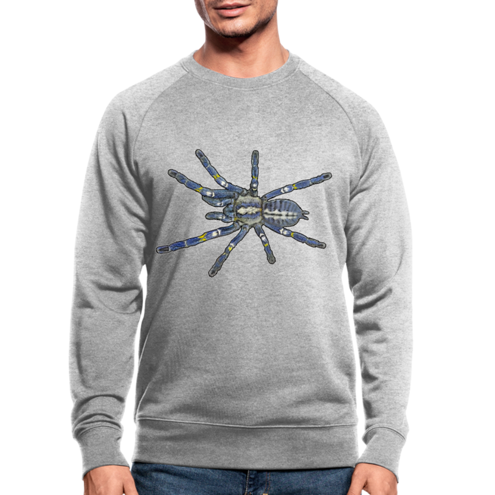 Männer Stanley & Stella Bio-Sweatshirt Poecilotheria metallica - Grau meliert