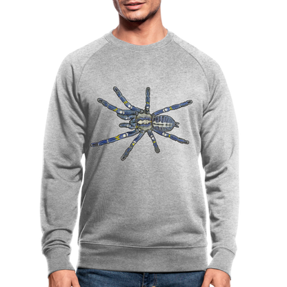 Männer Stanley & Stella Bio-Sweatshirt Poecilotheria metallica - Grau meliert