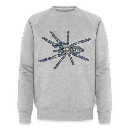 Männer Stanley & Stella Bio-Sweatshirt Poecilotheria metallica - Grau meliert