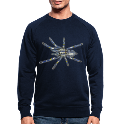 Männer Stanley & Stella Bio-Sweatshirt Poecilotheria metallica - Navy