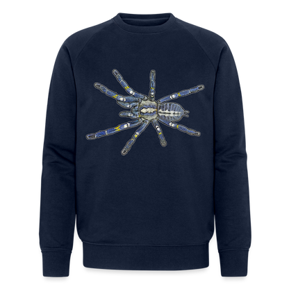 Männer Stanley & Stella Bio-Sweatshirt Poecilotheria metallica - Navy