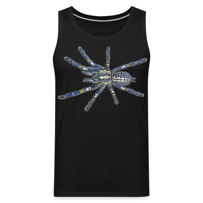 Männer Tank Top Poecilotheria metallica - Schwarz