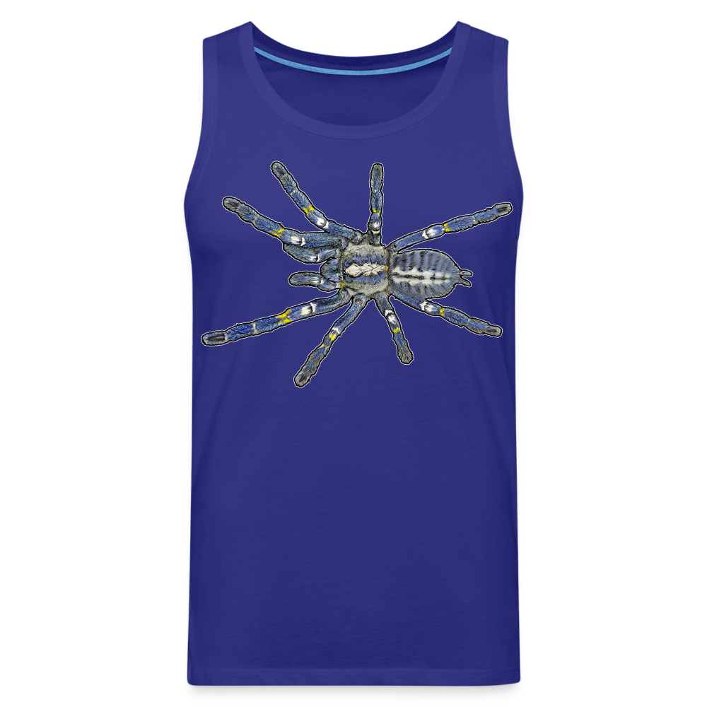 Männer Tank Top Poecilotheria metallica - Königsblau
