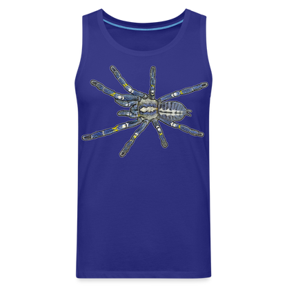 Männer Tank Top Poecilotheria metallica - Königsblau