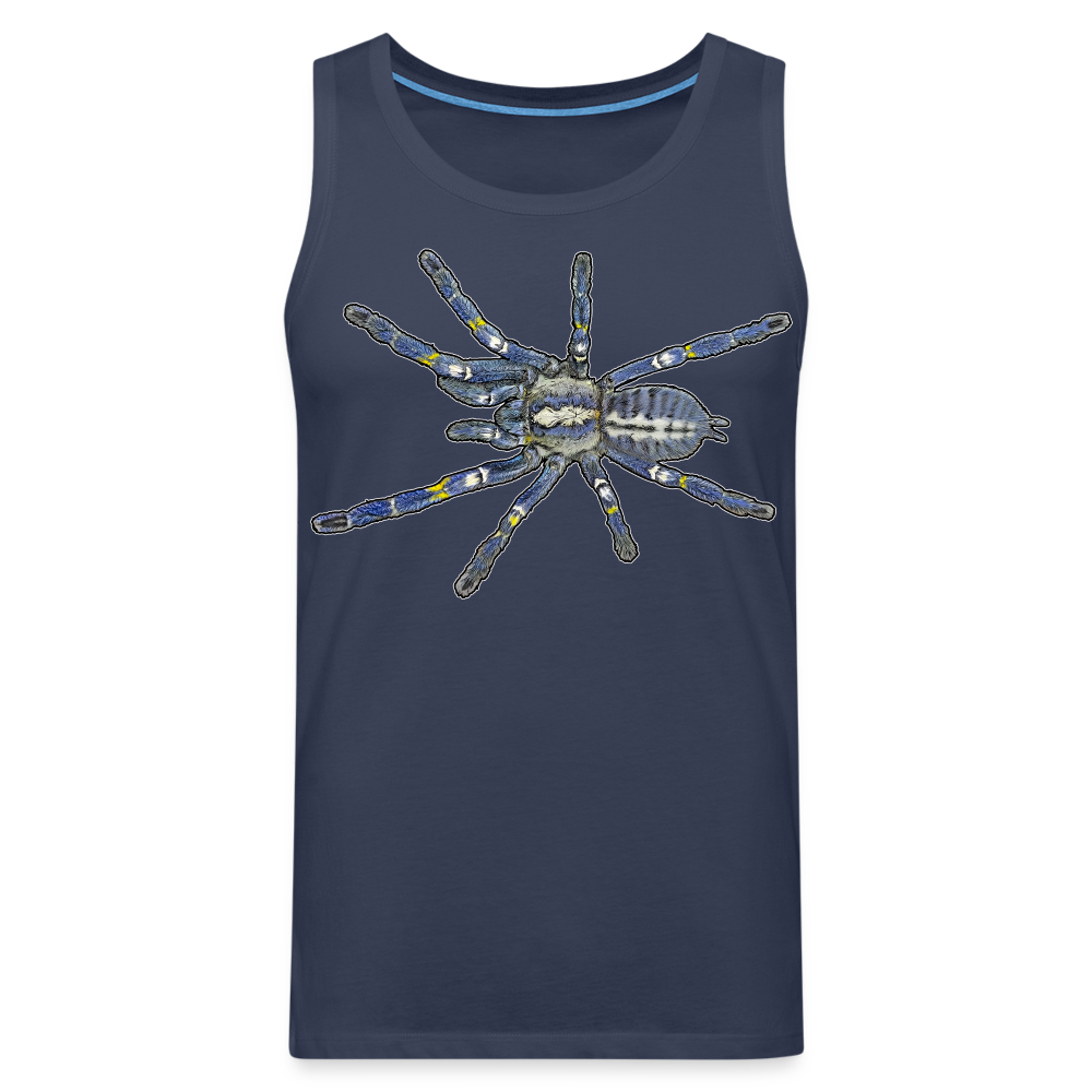 Männer Tank Top Poecilotheria metallica - Navy