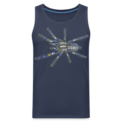 Männer Tank Top Poecilotheria metallica - Navy