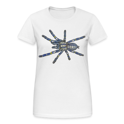 Frauen Gildan Heavy T-Shirt Poecilotheria metallica - weiß