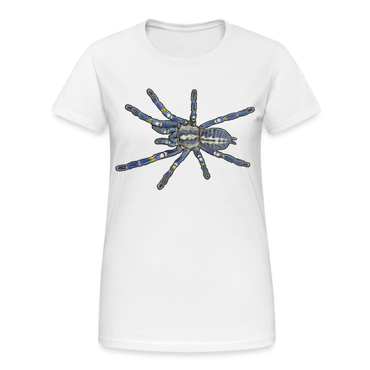 Frauen Gildan Heavy T-Shirt Poecilotheria metallica - weiß