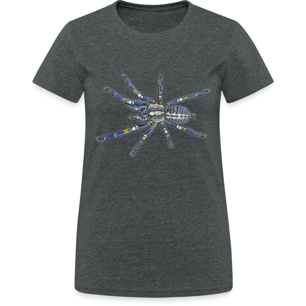 Frauen Gildan Heavy T-Shirt Poecilotheria metallica - Dunkelgrau meliert