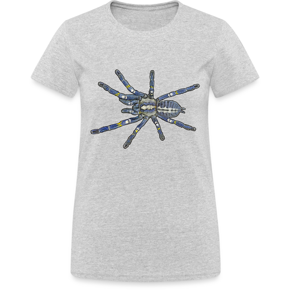 Frauen Gildan Heavy T-Shirt Poecilotheria metallica - Grau meliert
