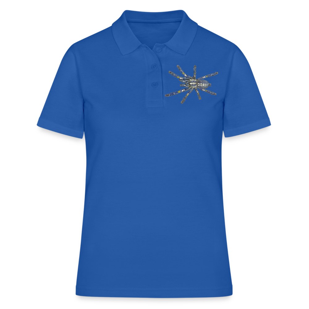 Frauen Polo Shirt Poecilotheria metallica - Royalblau