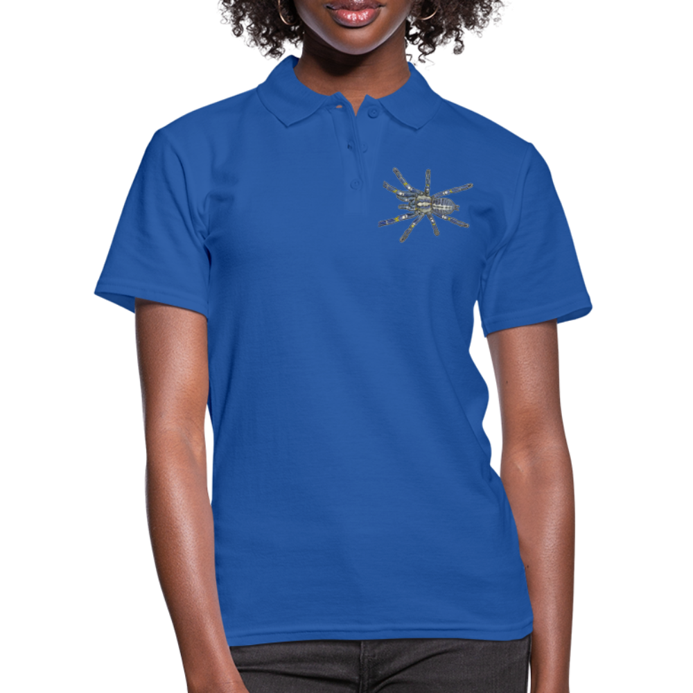 Frauen Polo Shirt Poecilotheria metallica - Royalblau