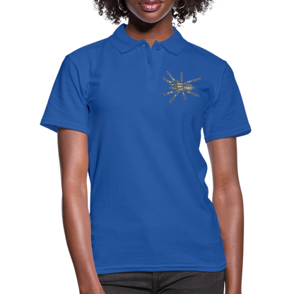 Frauen Polo Shirt Poecilotheria metallica - Royalblau