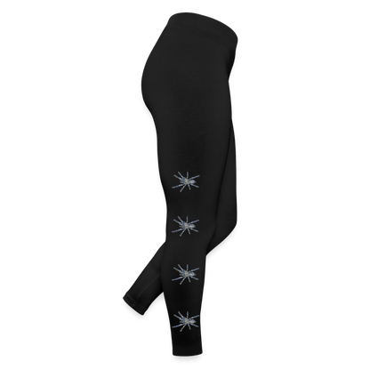 Frauen Jersey Leggings Poecilotheria metallica - Schwarz