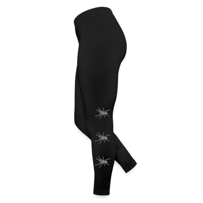 Frauen Jersey Leggings Poecilotheria metallica - Schwarz