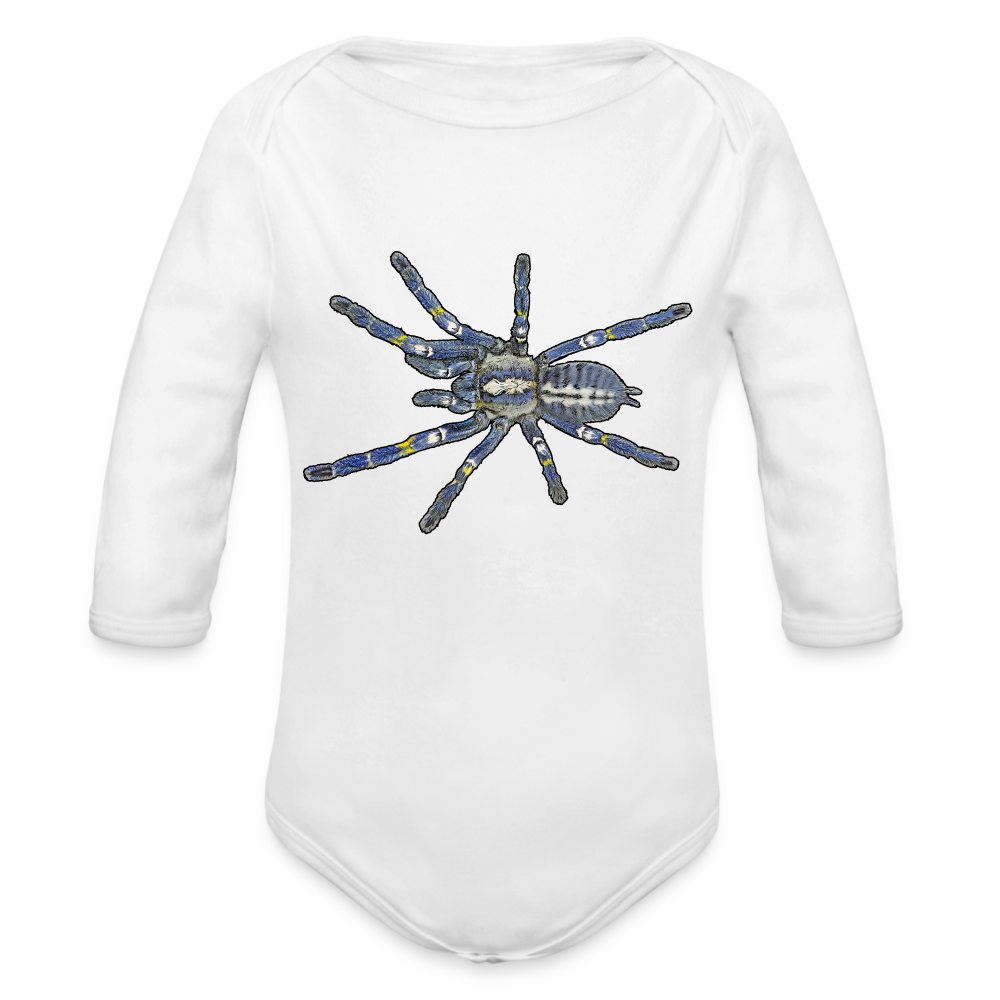 Baby Bio Body lang Poecilotheria metallica - weiß