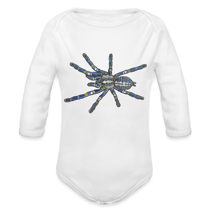 Baby Bio Body lang Poecilotheria metallica - weiß
