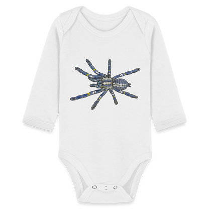 Baby Bio Body lang Poecilotheria metallica - weiß