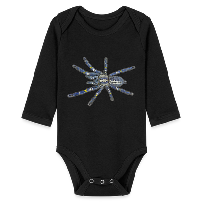Baby Bio Body lang Poecilotheria metallica - Schwarz