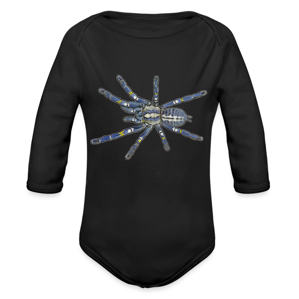 Baby Bio Body lang Poecilotheria metallica - Schwarz