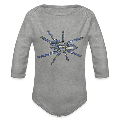 Baby Bio Body lang Poecilotheria metallica - Grau meliert