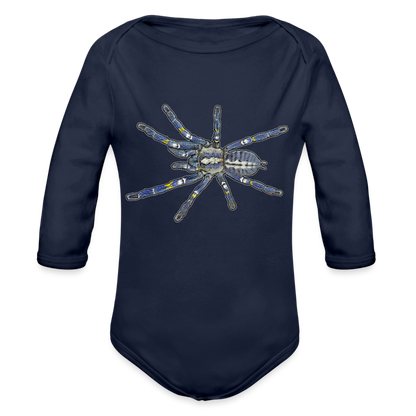 Baby Bio Body lang Poecilotheria metallica - Dunkelnavy