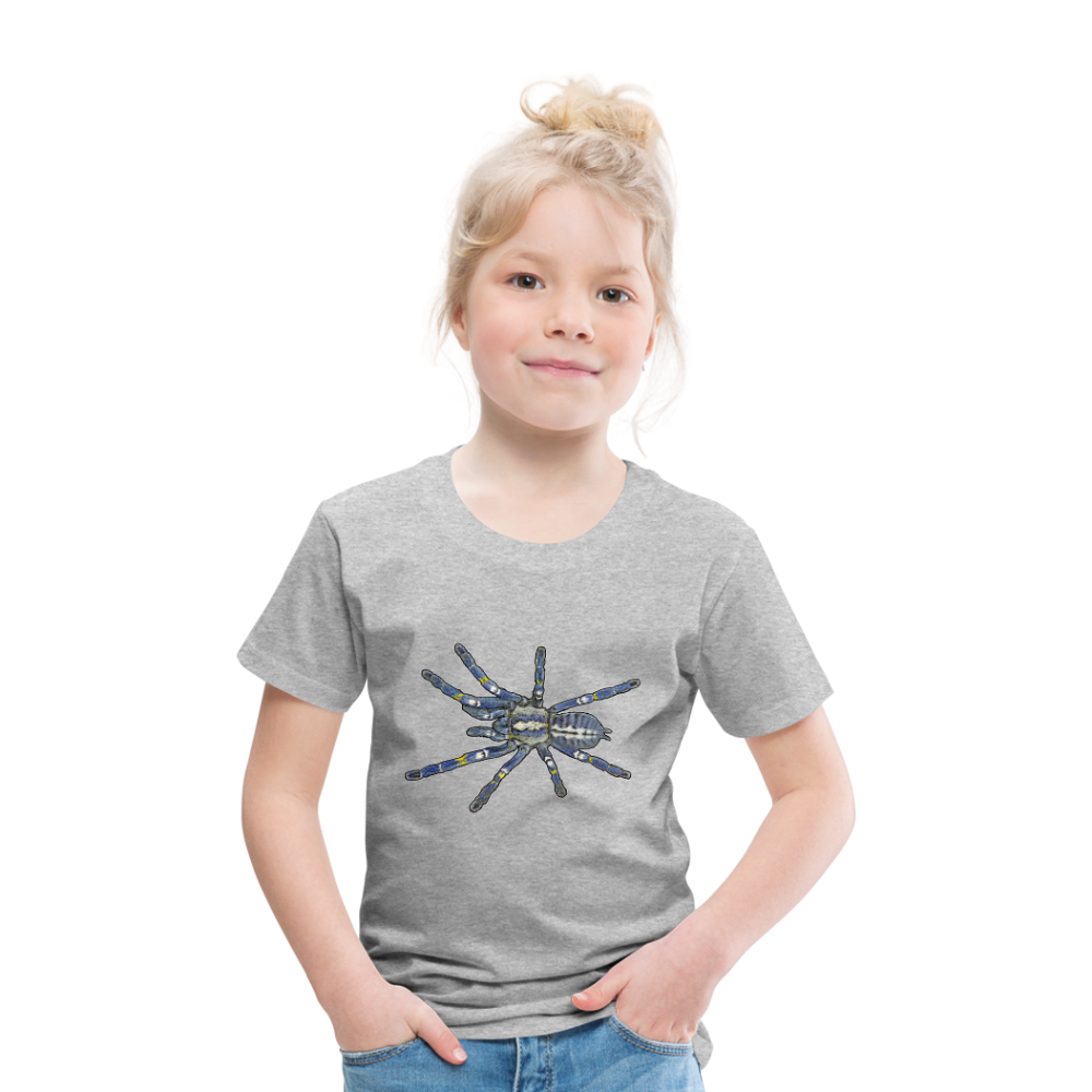 Kinder Basic T-Shirt Poecilotheria metallica - Grau meliert