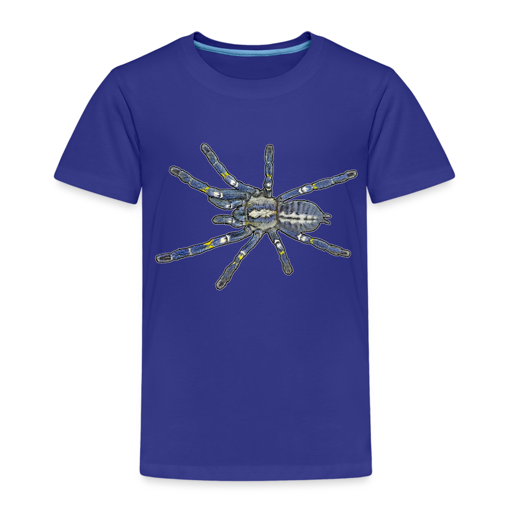 Kinder Basic T-Shirt Poecilotheria metallica - Königsblau