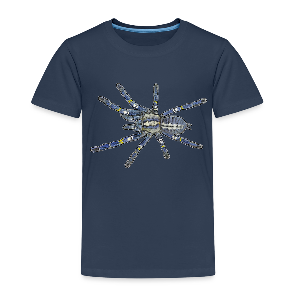 Kinder Basic T-Shirt Poecilotheria metallica - Navy