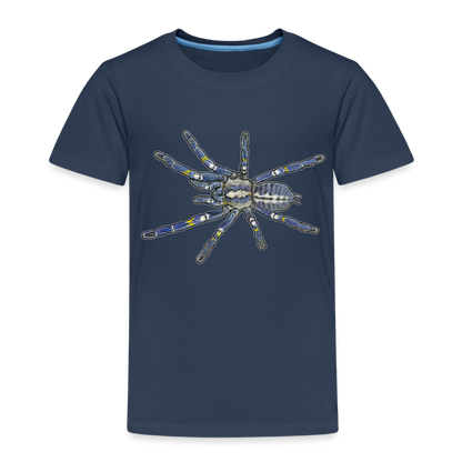 Kinder Basic T-Shirt Poecilotheria metallica - Navy
