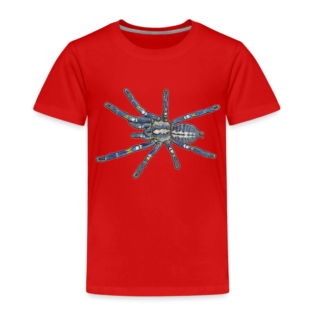 Kinder Basic T-Shirt Poecilotheria metallica - Rot