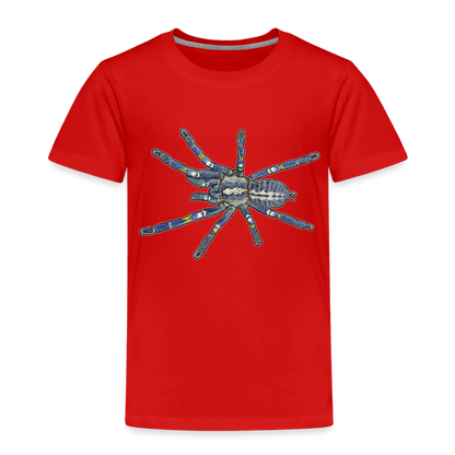 Kinder Basic T-Shirt Poecilotheria metallica - Rot